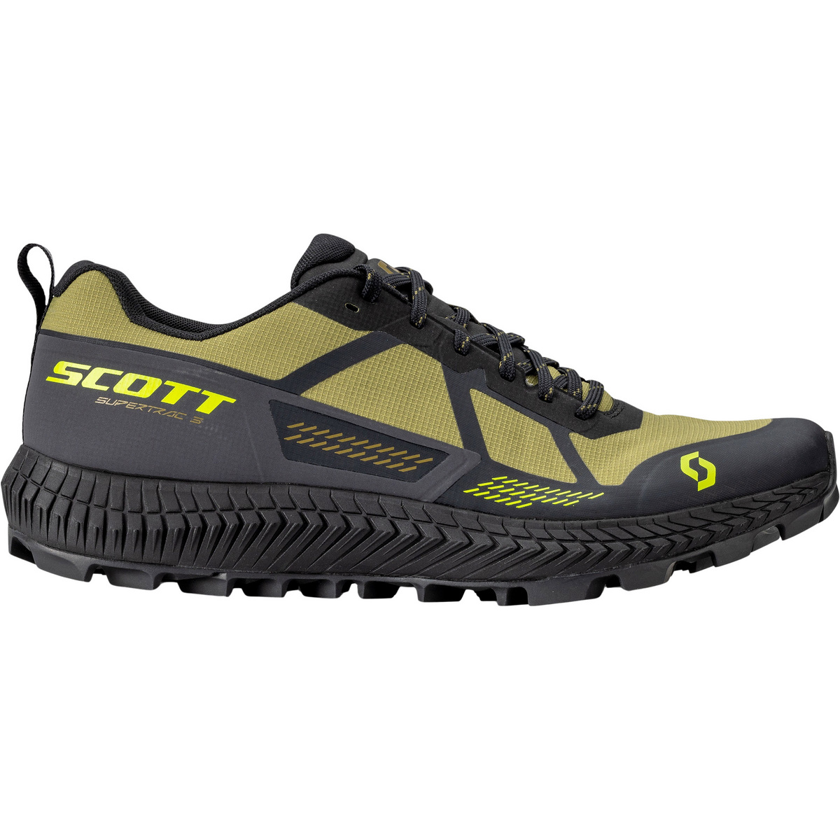 Scott Uomo Scarpe Supertrac 3.0 (Taglia 44.5, Verde oliva)