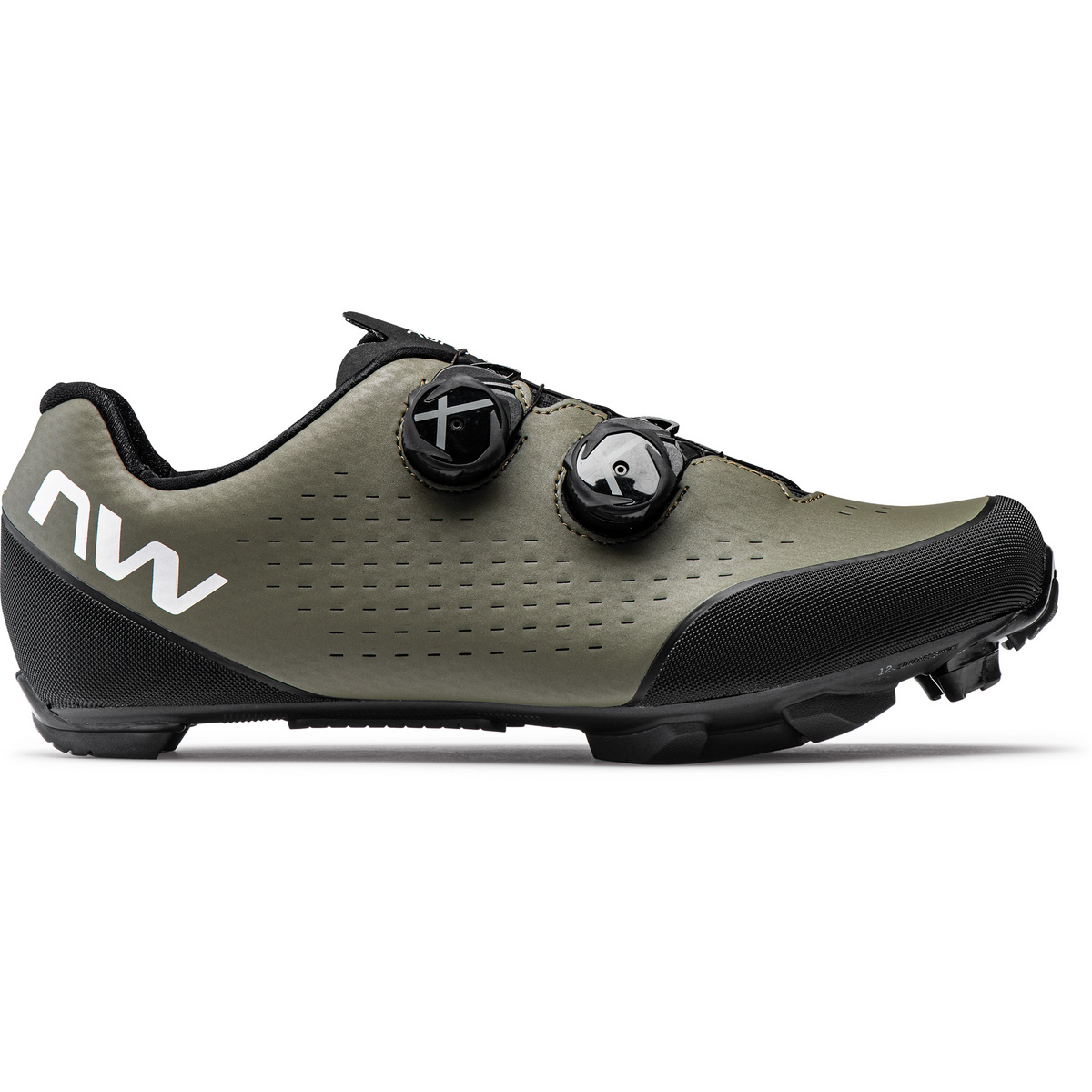 Northwave Scarpe da ciclismo Rebel 3 (Taglia 38, Verde oliva)