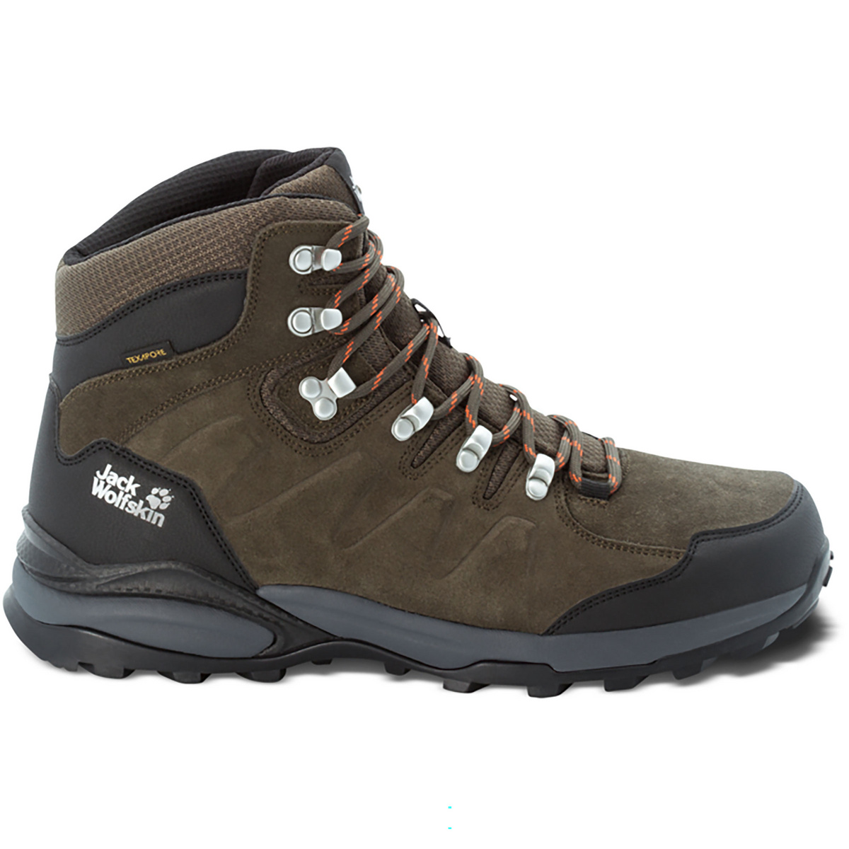 Jack Wolfskin Uomo Scarpe Refugio Texapore Mid (Taglia 47, Verde)