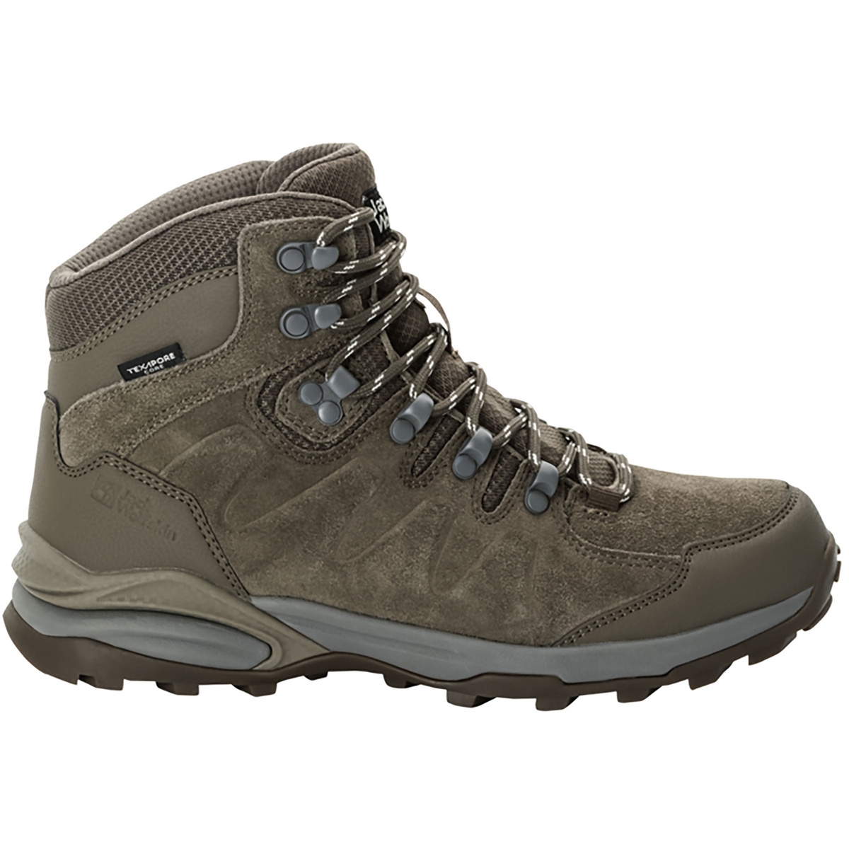 Jack Wolfskin Femme Chaussures Refugio Texapore Mid (taille 38, Brun)