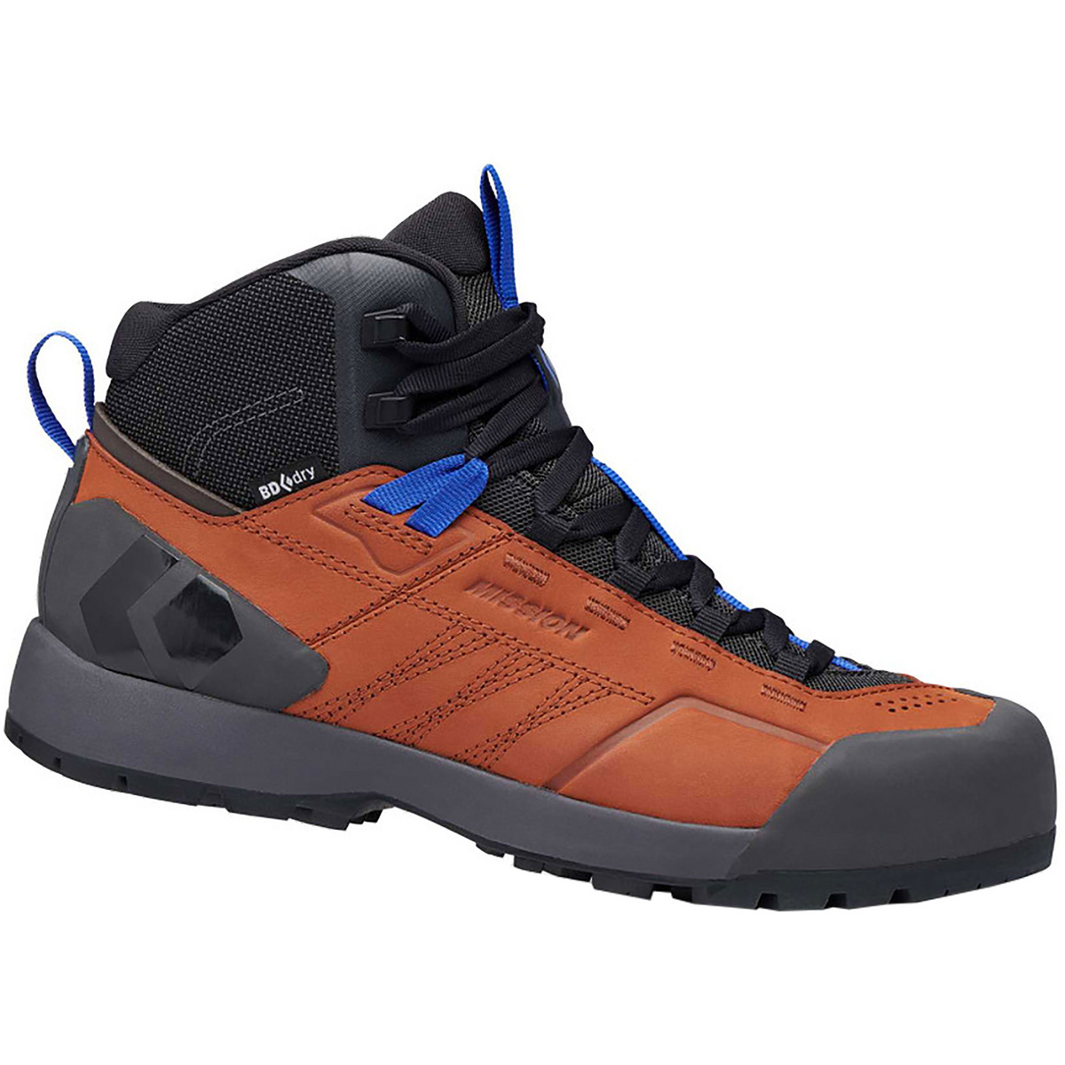 Black Diamond Donna Scarpe Mission Leather Mid WP (Taglia 36, Arancione)