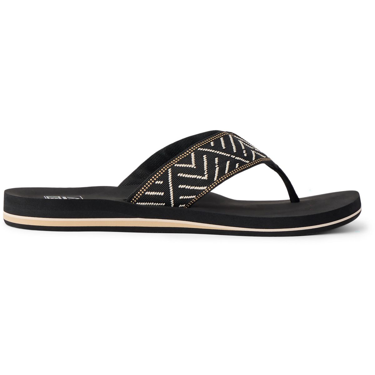 Reef Damen Spring Woven Sandale (Größe 40, schwarz)