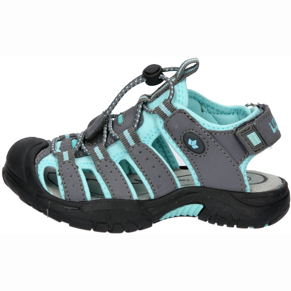 Lico Kinder Nimbo Sandalen (Größe 28, grau)