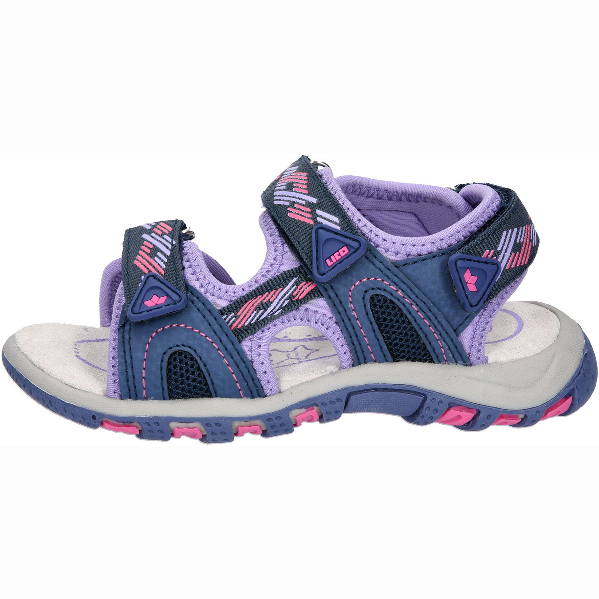 Lico Kinder Luca V Sandalen (Größe 27, blau)