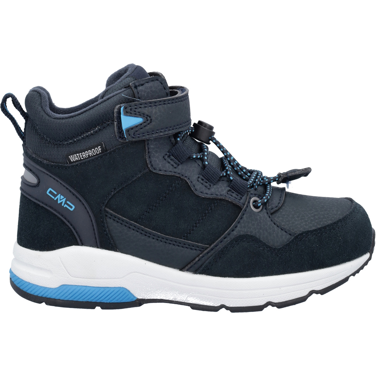CMP Kinder Hadil Leather WP Schuhe (Größe 35, blau)