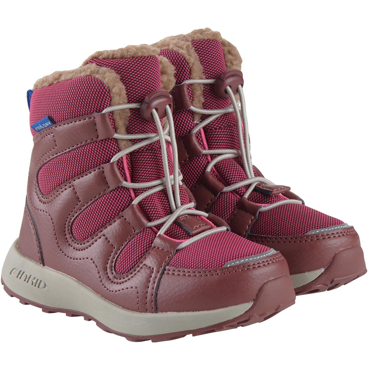 Finkid Bambino Scarpe Huippu (Taglia 27, Rosso)