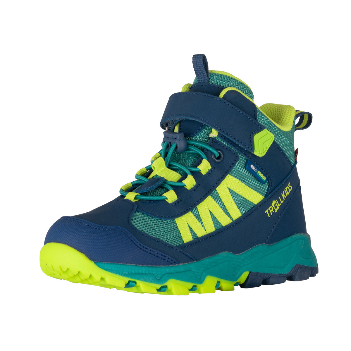 Trollkids Bambino Scarpe Tronfjell Hiker Mid (Taglia 29, Blu)