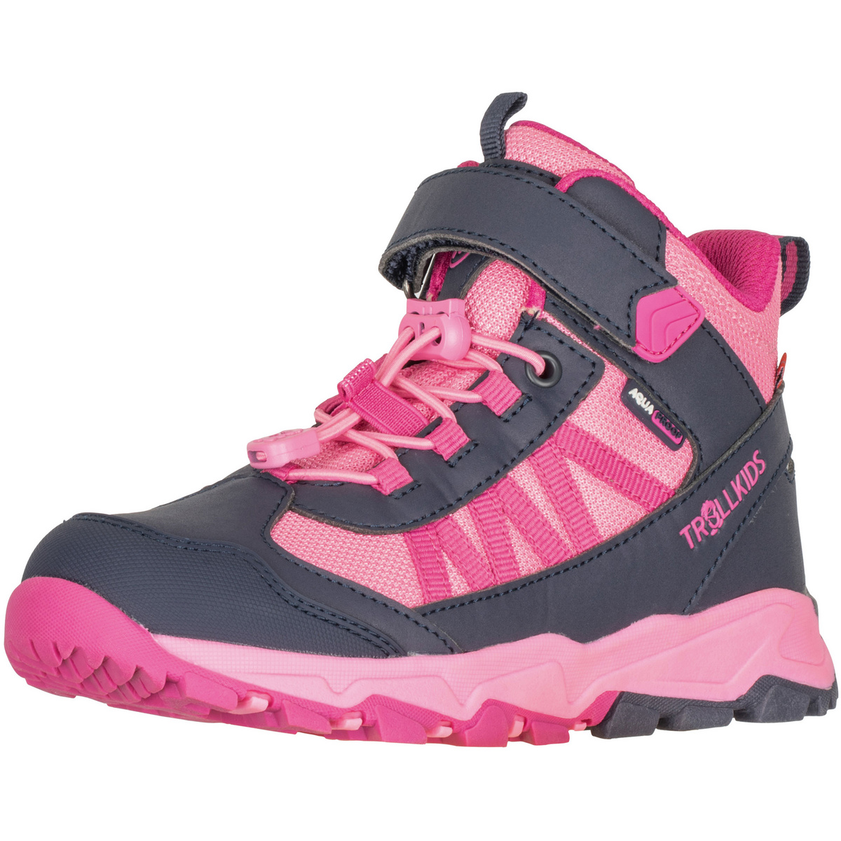 Trollkids Kinder Tronfjell Hiker Mid Schuhe (Größe 33, pink)
