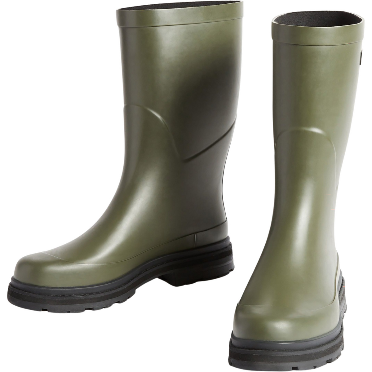 Aigle Damen Mid Rain Gummistiefel (Größe 37, oliv)