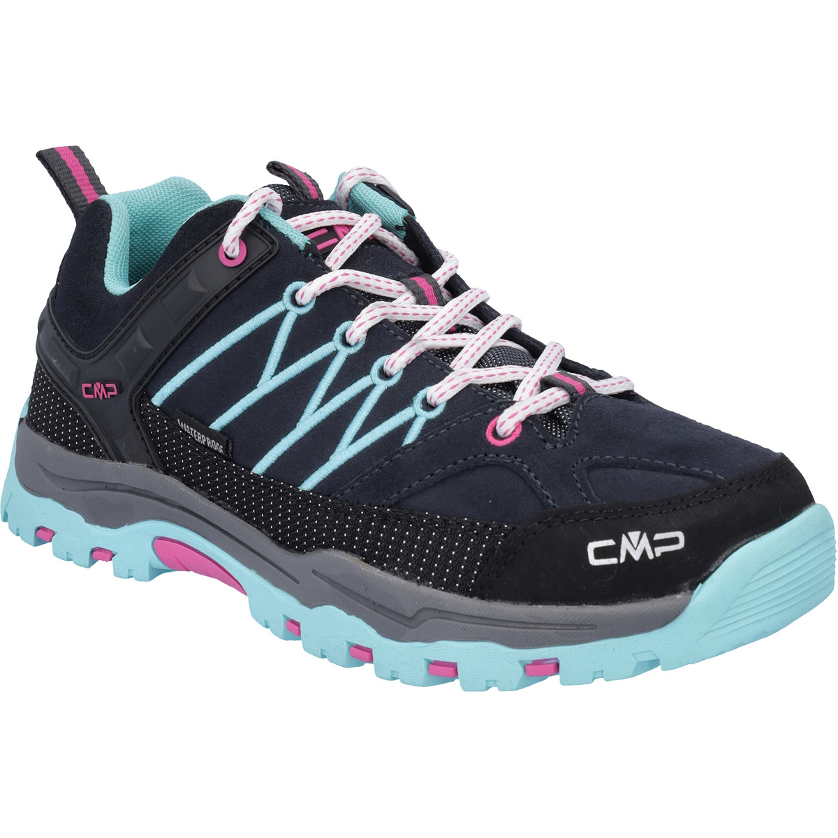 CMP Enfants Chaussures Rigel Low WP (taille 39, Bleu)