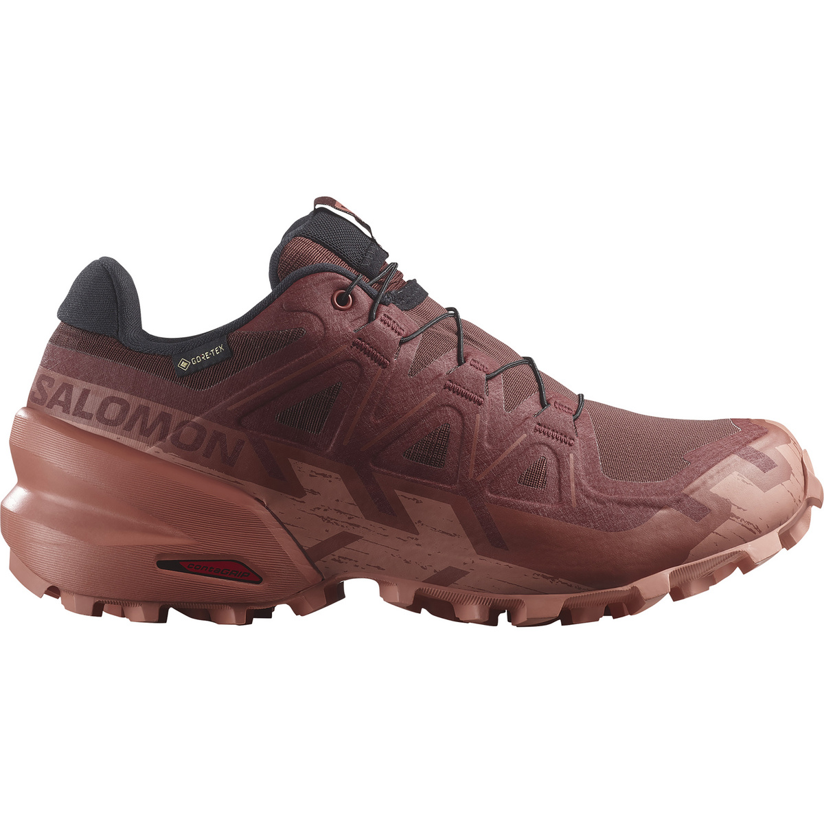 Salomon Donna Scarpe Speedcross 6 GTX (Taglia 36.5 , Rosso)