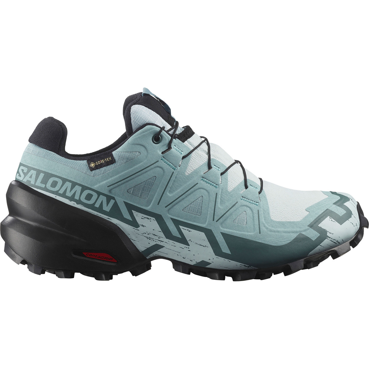 Salomon Damen Speedcross 6 GTX Schuhe (Größe 42.5 , blau)