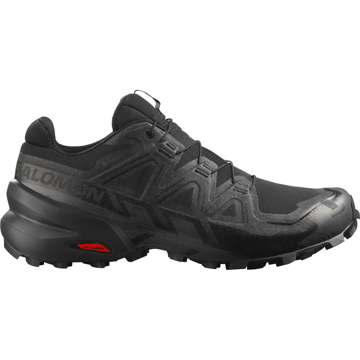 Salomon Uomo Scarpe Speedcross 6 GTX (Taglia 46.5 , Nero)