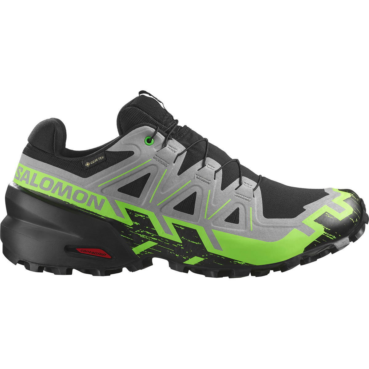 Salomon Uomo Scarpe Speedcross 6 GTX (Taglia 42, Nero)