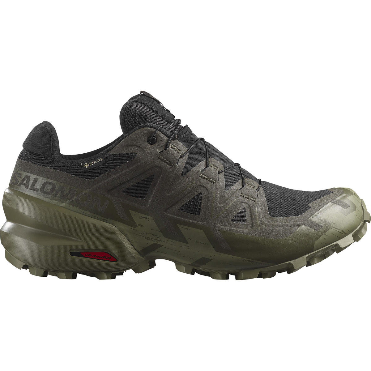 Salomon Uomo Scarpe Speedcross 6 GTX (Taglia 41 , Nero)