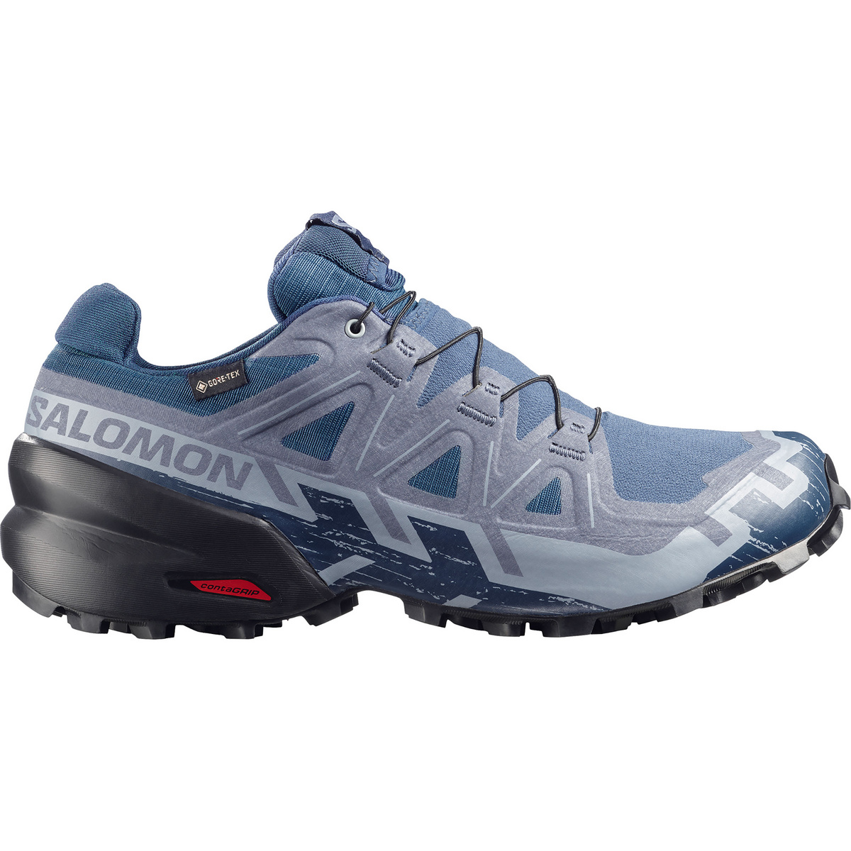 Salomon Herren Speedcross 6 GTX Schuhe (Größe 46, blau)