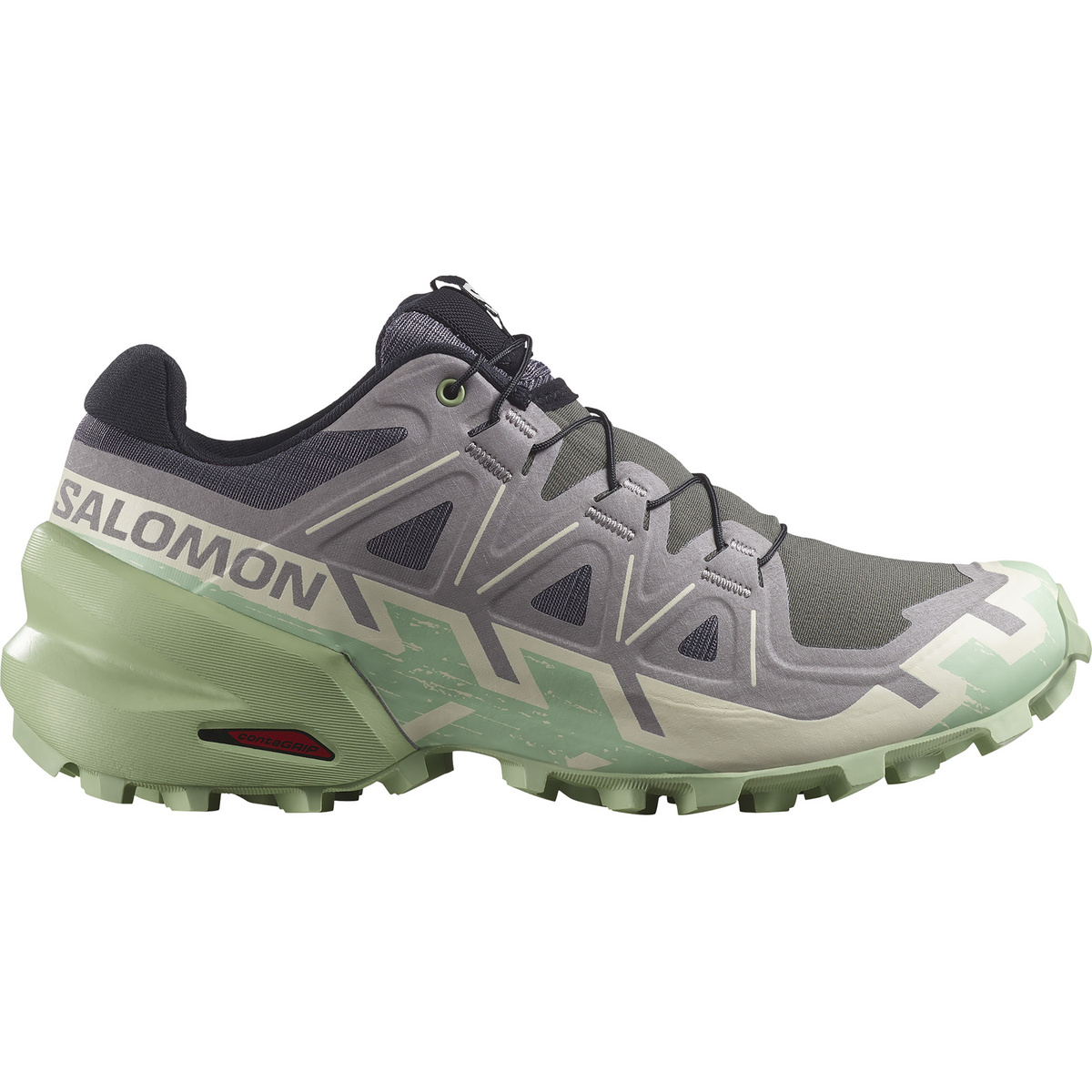 Salomon Donna Scarpe Speedcross 6 (Taglia 38.5 , Verde oliva)