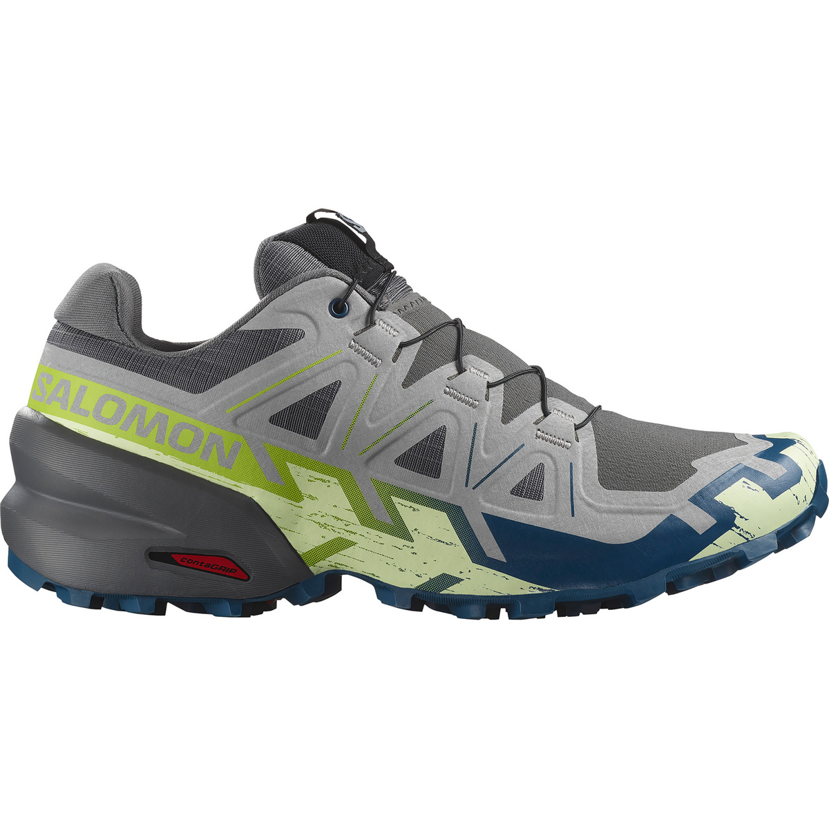 Salomon Uomo Scarpe Speedcross 6 (Taglia 47 , Verde oliva)