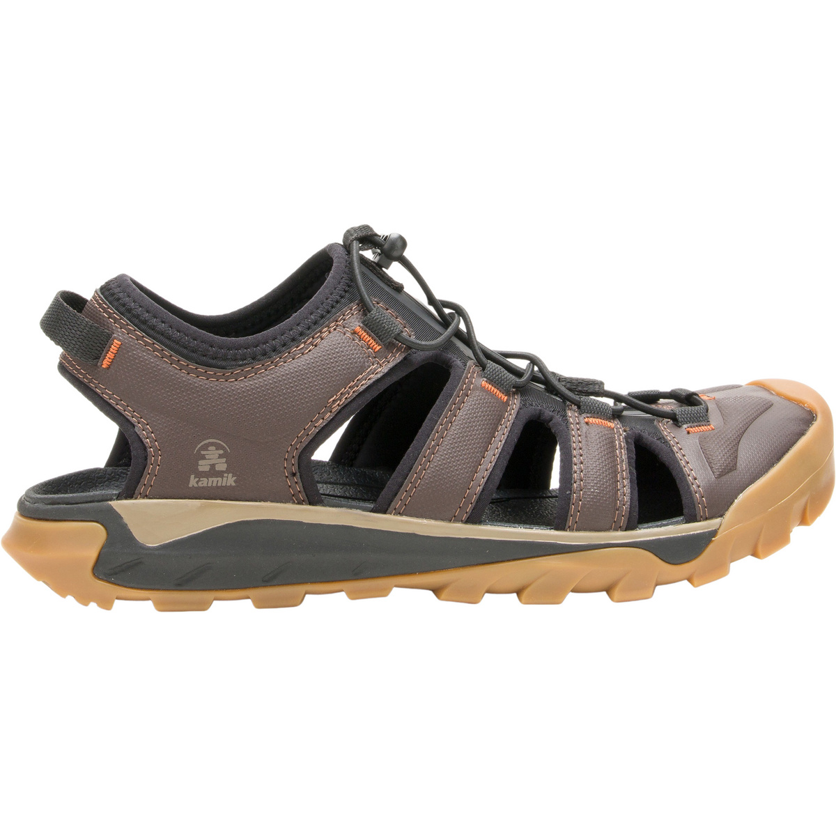 Kamik Homme Sandale Syros (taille 44, Brun)