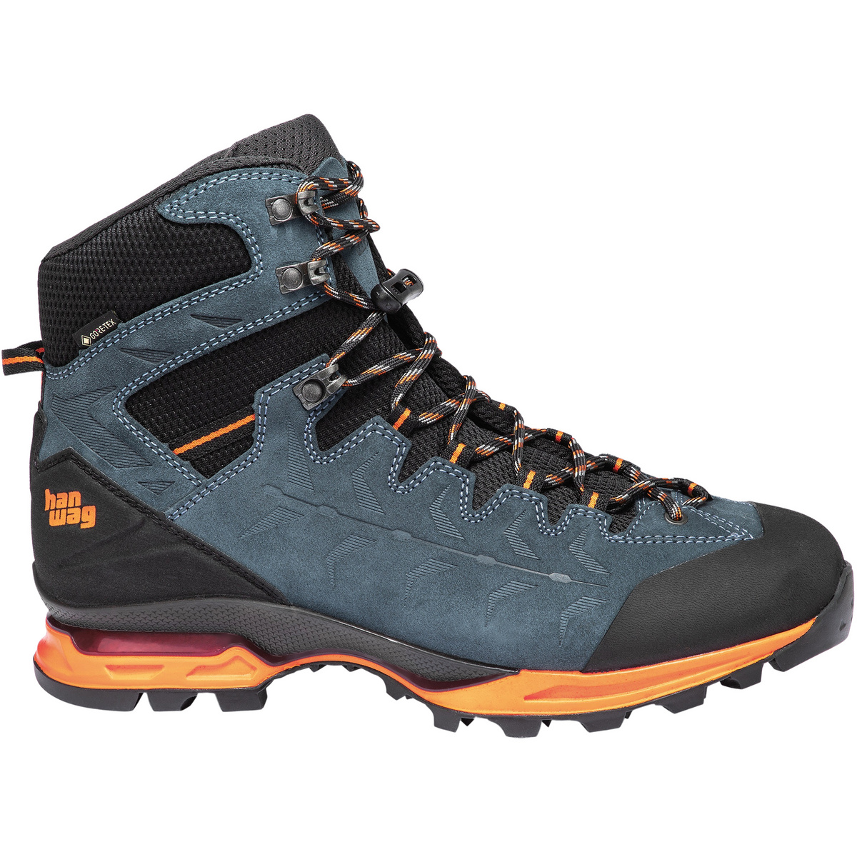 Hanwag Herren Makra Trek GTX Schuhe (Größe 42, blau)