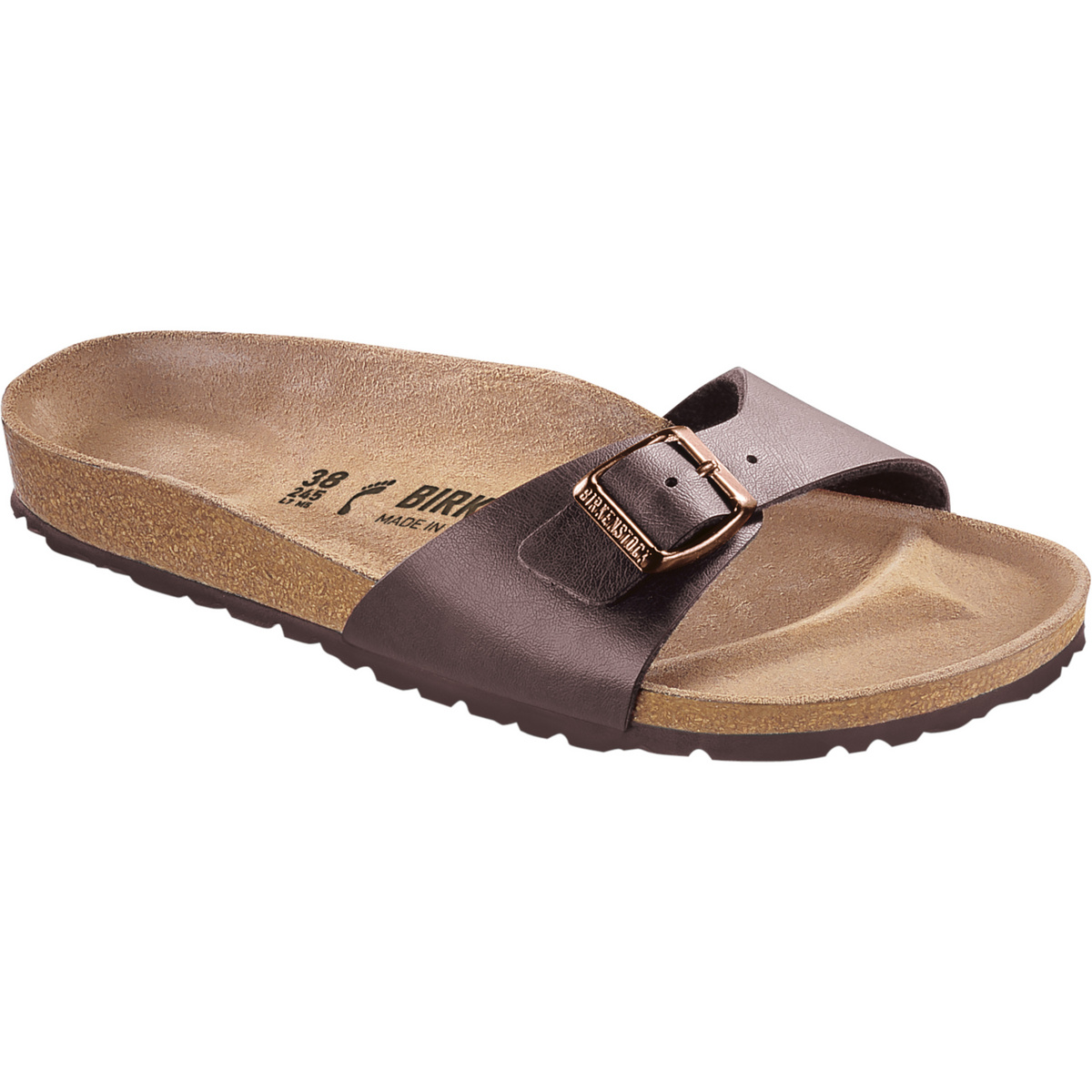 Birkenstock Donna Sandali Madrid BF (Taglia 41, Marrone)