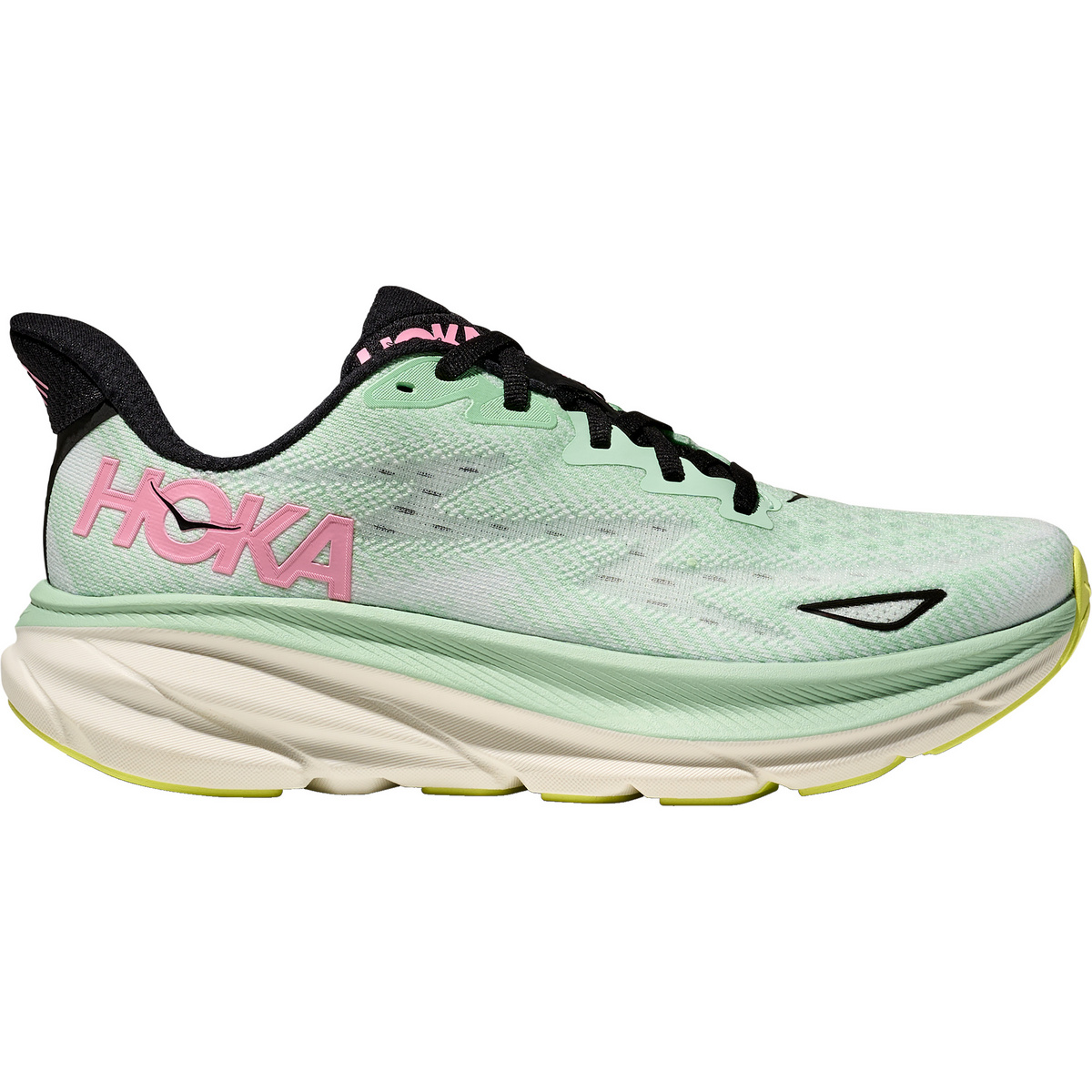Hoka Donna Scarpe Clifton 9 (Taglia 41 , Verde)