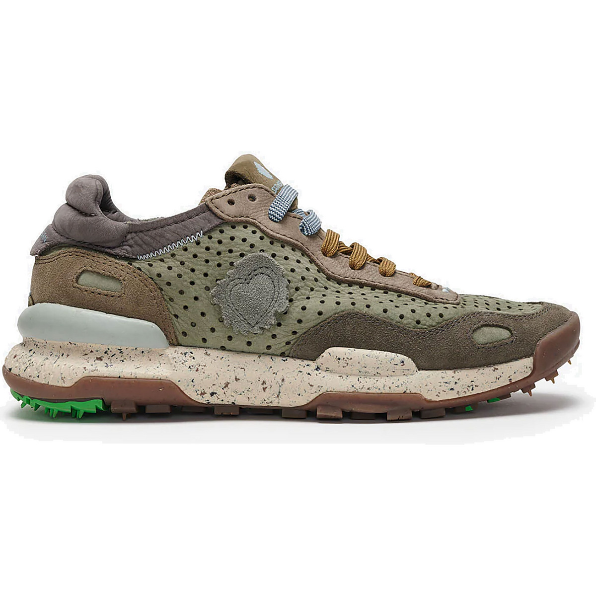 Satorisan Uomo Scarpe Chacrona Laser Premium (Taglia 42, Verde)