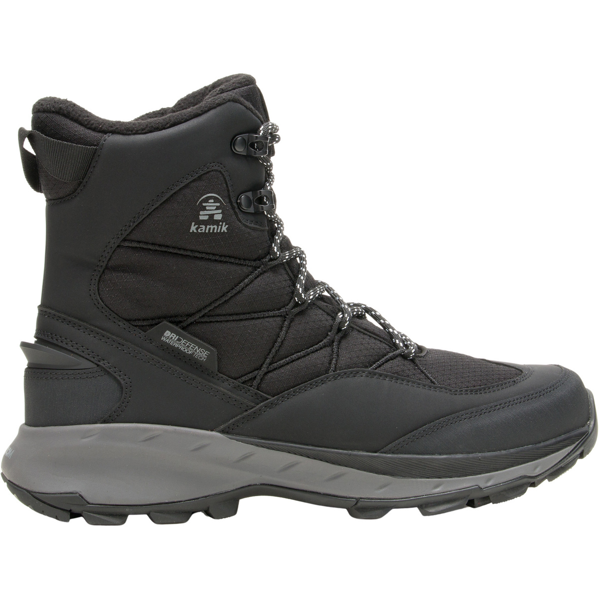 Kamik Homme Chaussures Trek Ice (taille 42, Noir)