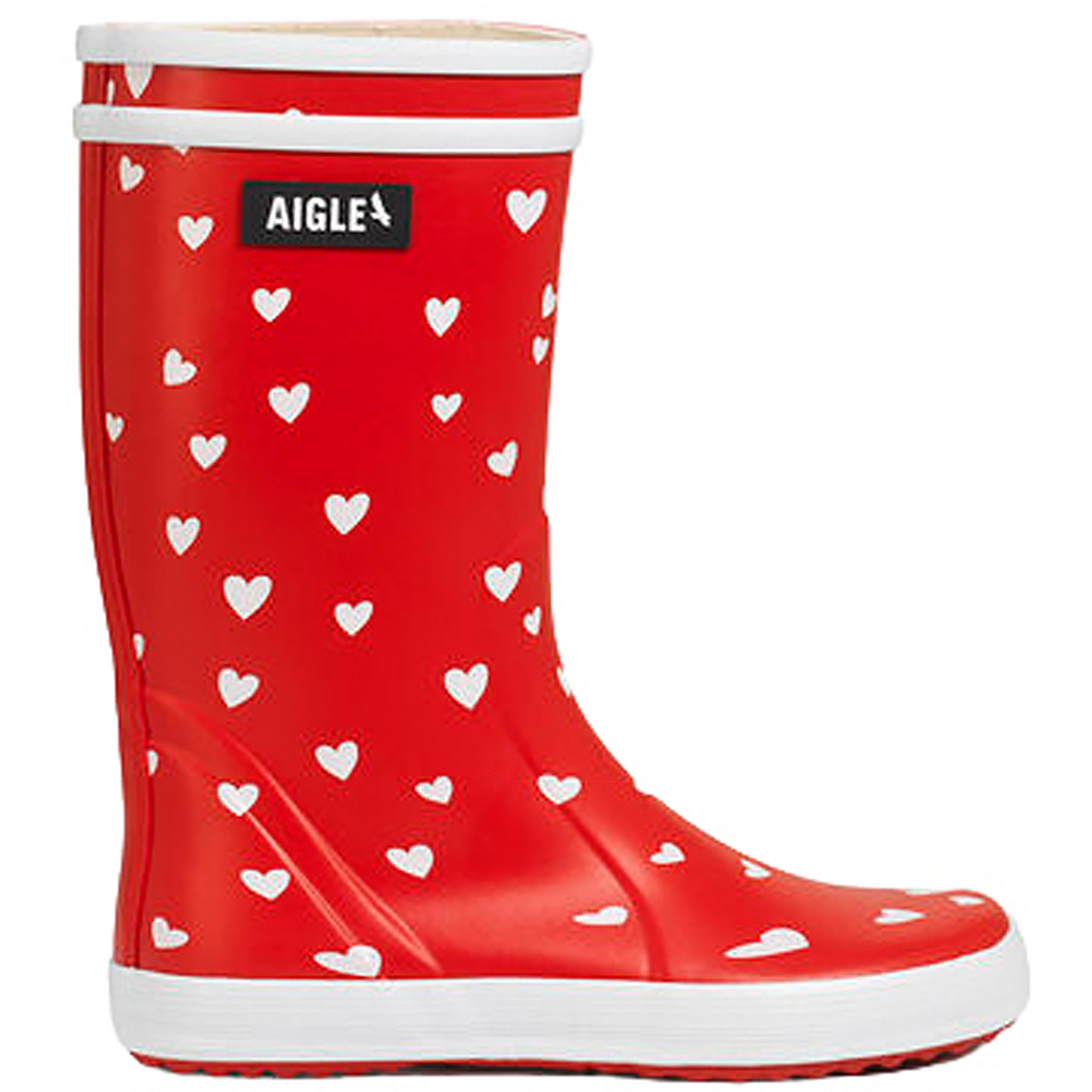 Aigle Kinder Lolly Pop Play 3 Gummistiefel (Größe 25, rot)