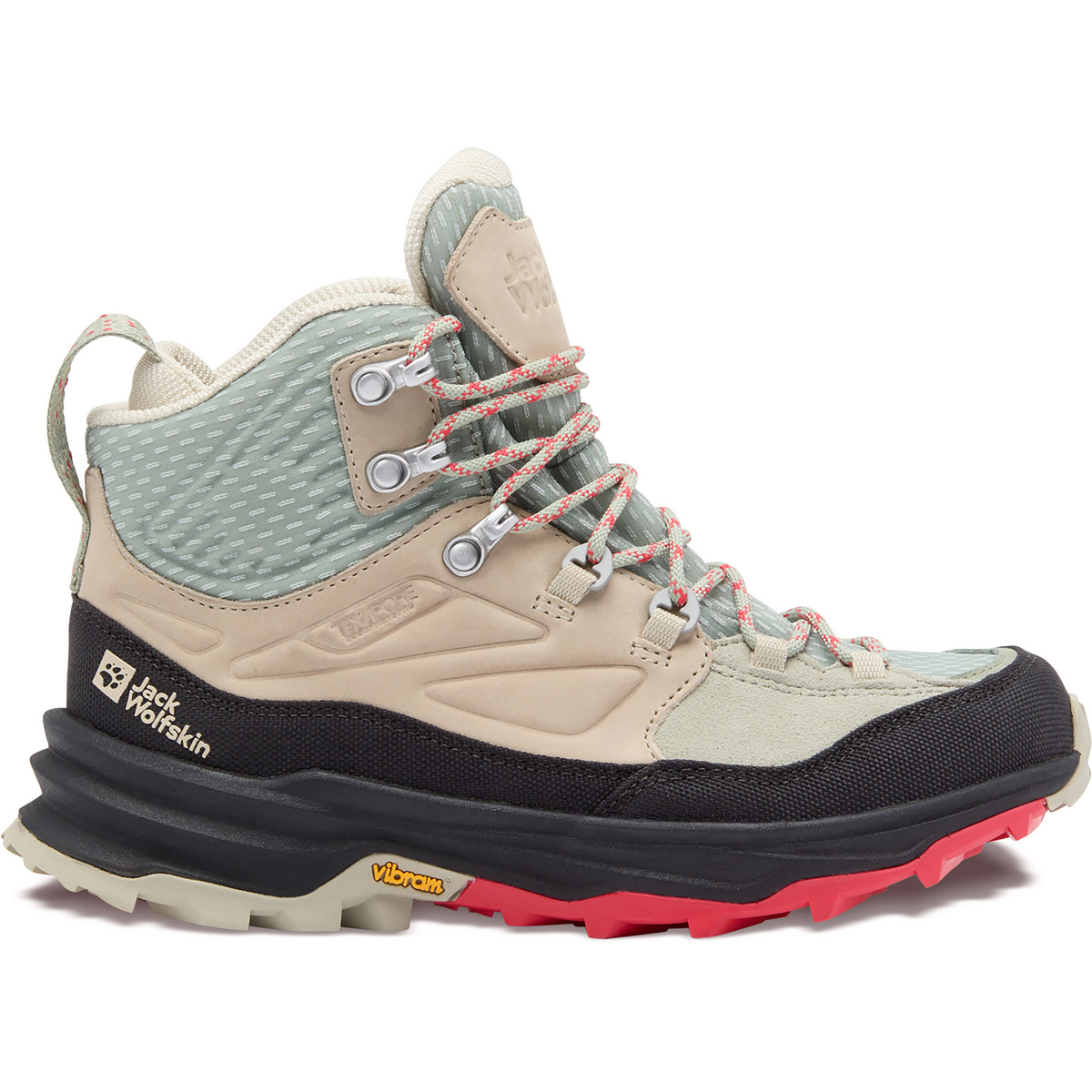 Jack Wolfskin Damen Cyrox Texapore Mid Schuhe (Größe 37, gruen)