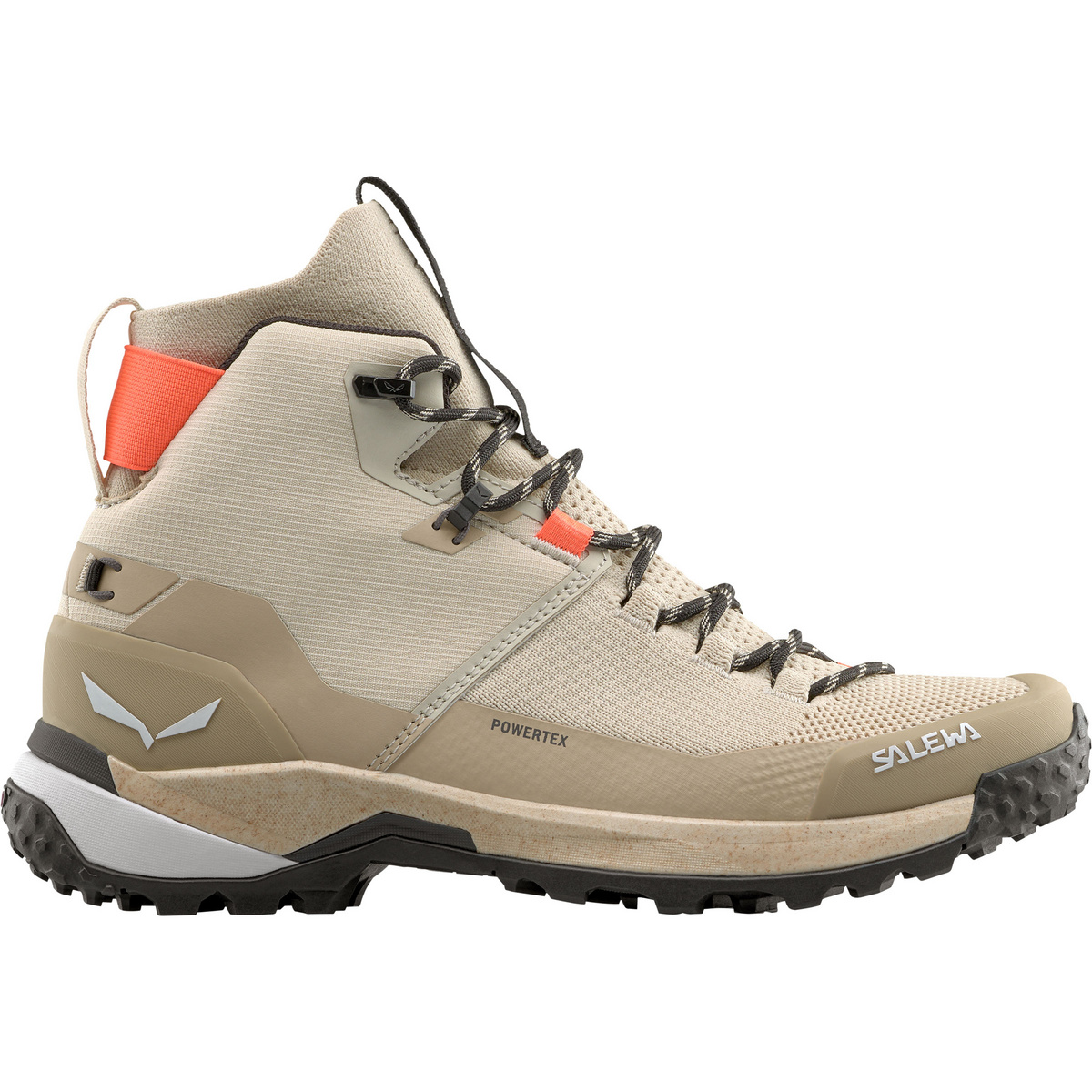 Salewa Femme Chaussures Puez Knit Mid PTX (taille 42, Beige)