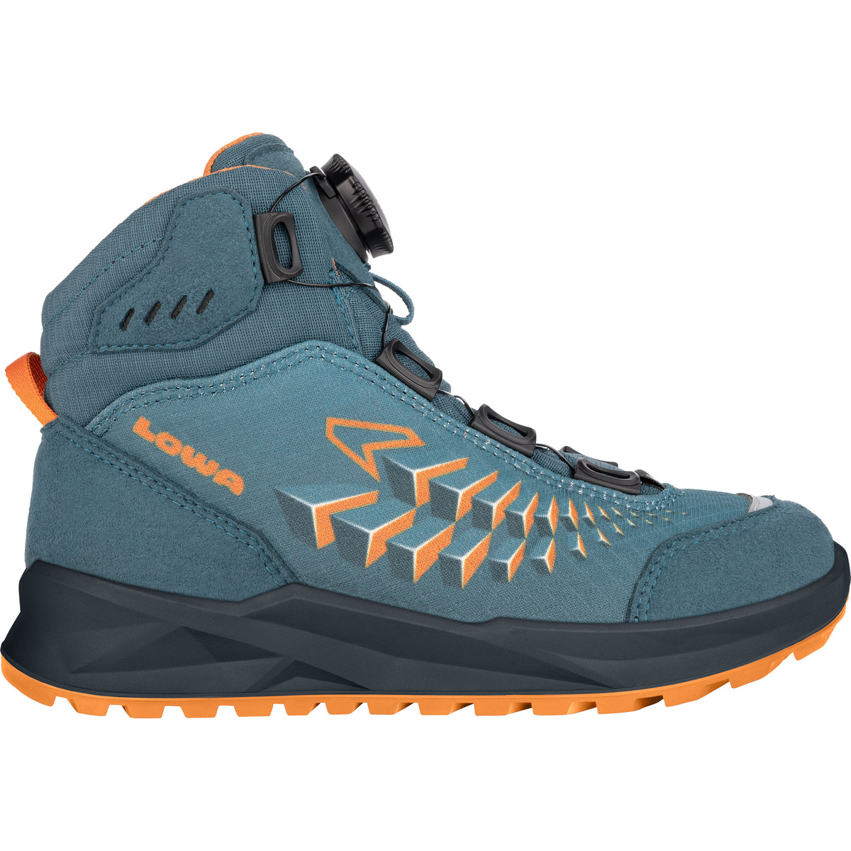 Lowa Enfants Chaussures Ferrox GTX Mid (taille 32, Bleu)