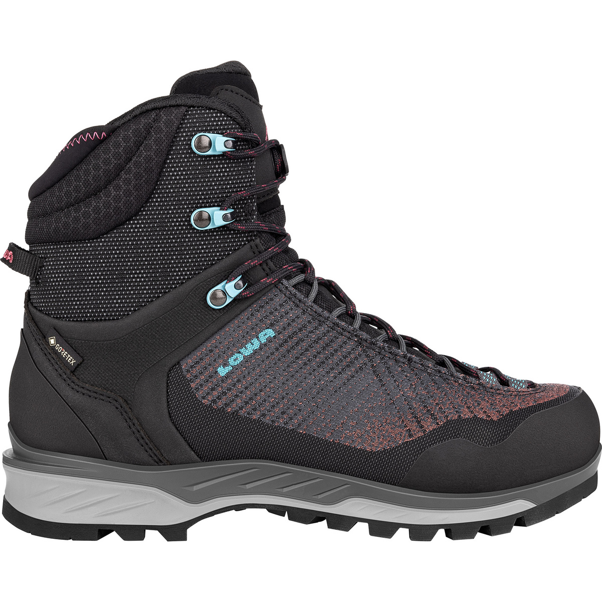Lowa Damen Mangart GTX Mid Schuhe (Größe 37.5, grau)