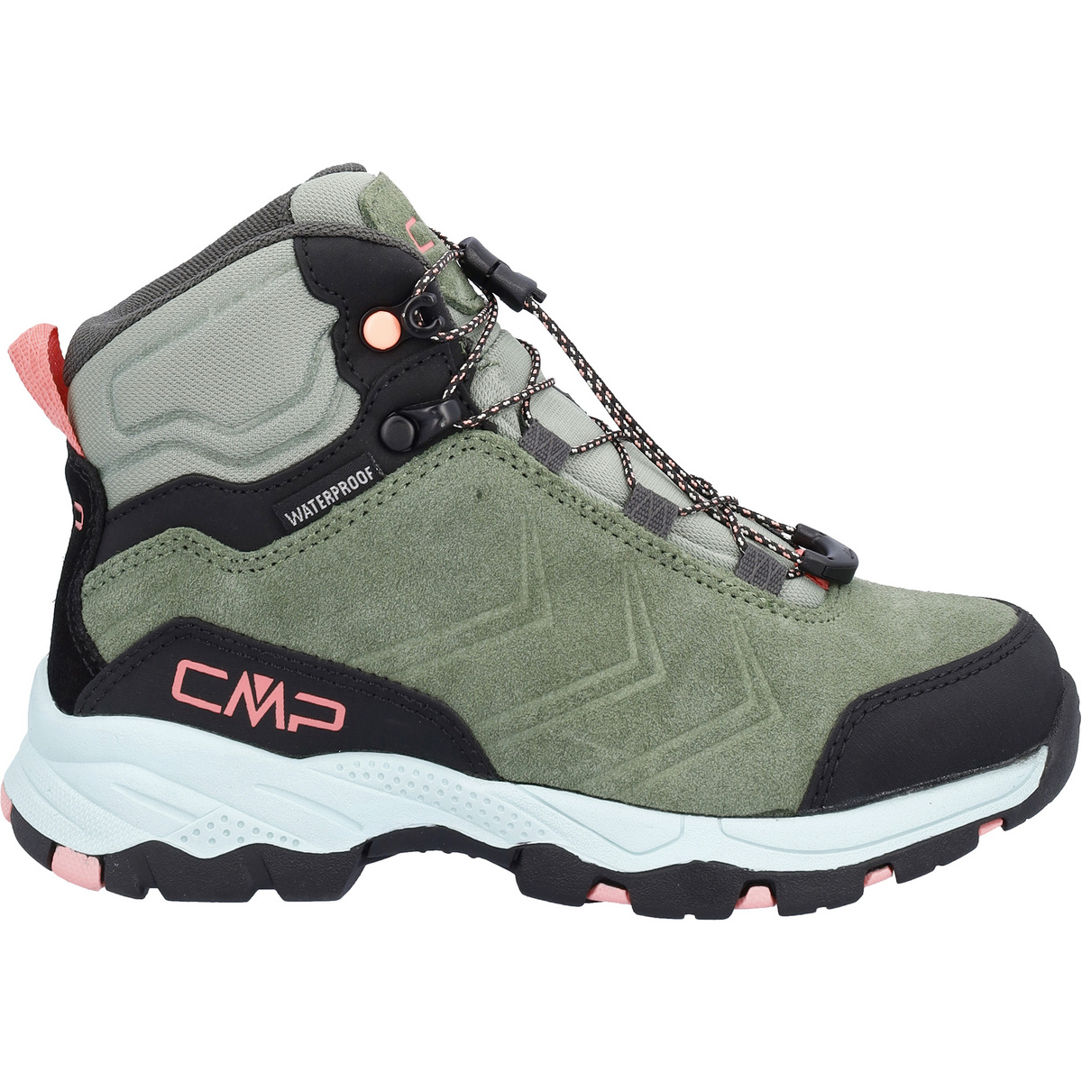 CMP Bambino Scarpe Melnick Mid WP (Taglia 33, Verde)
