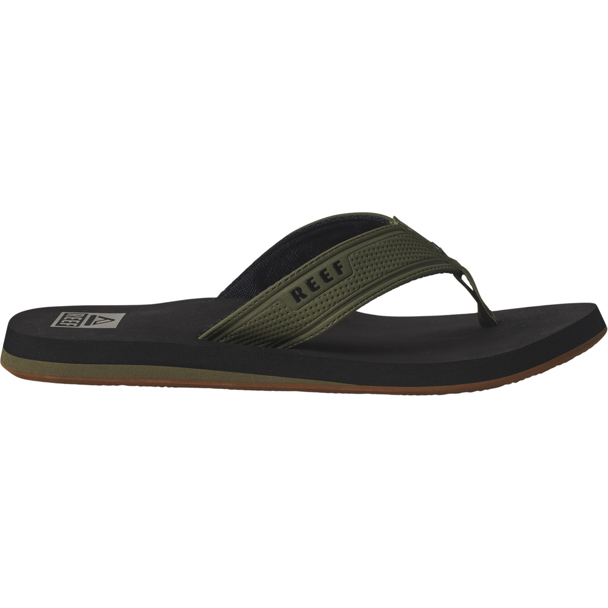 Reef Uomo Ciabatte The Layback (Taglia 42, Nero)