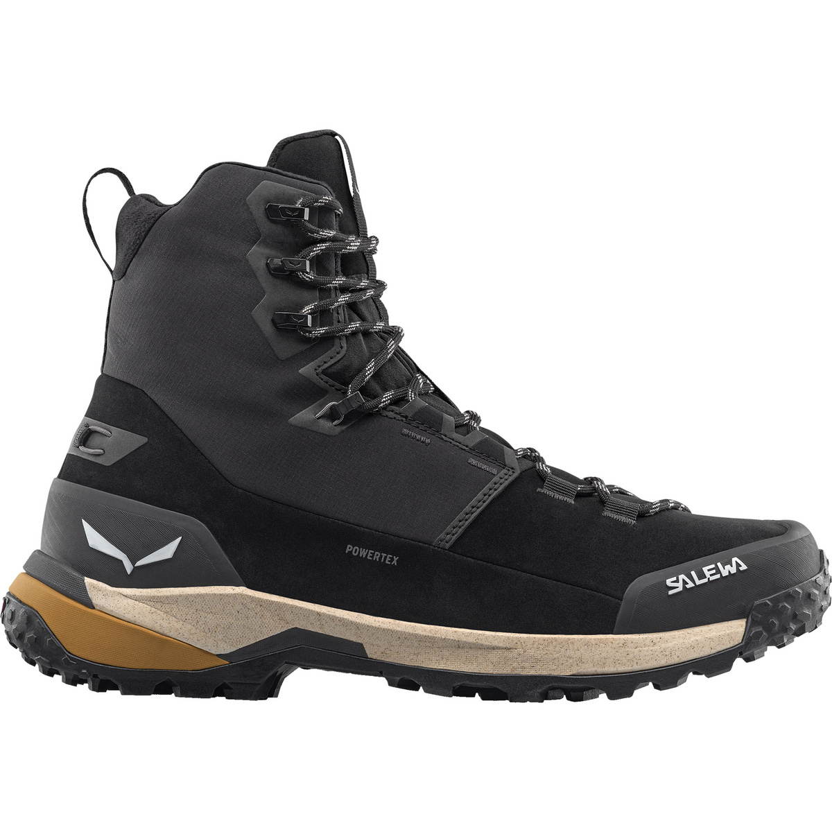 Salewa Uomo Scarpe Puez Winter Mid PTX (Taglia 45, Nero)