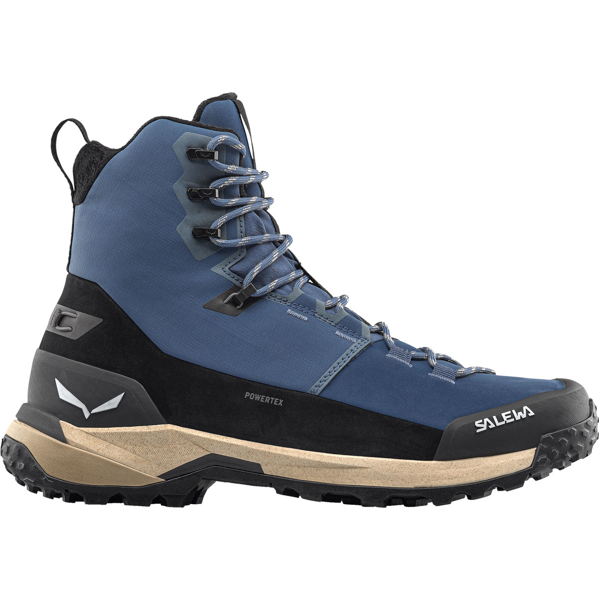 Salewa Herren Puez Winter Mid PTX Schuhe (Größe 46, blau)