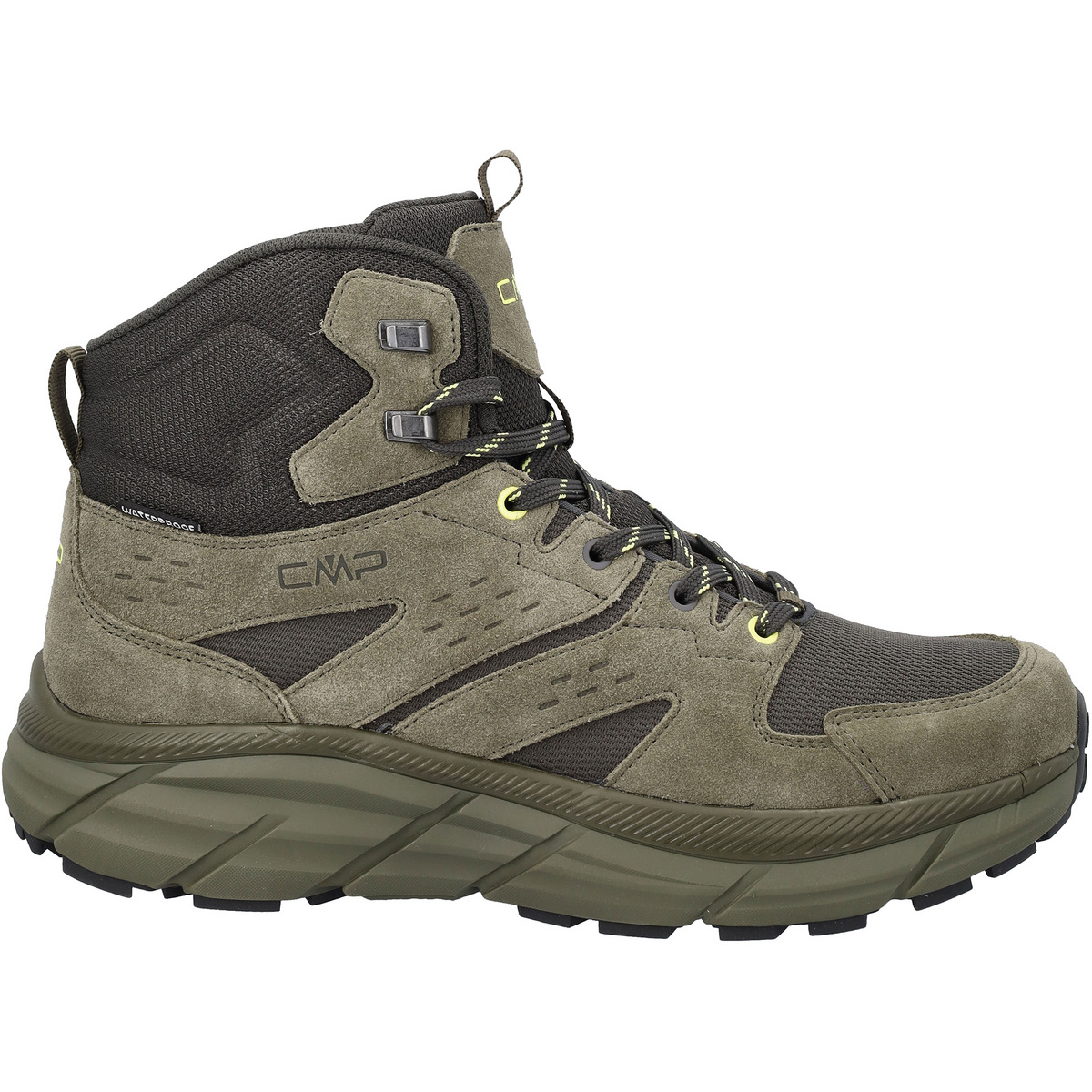 CMP Uomo Scarpe Kamsel Mid WP (Taglia 44, Verde oliva)