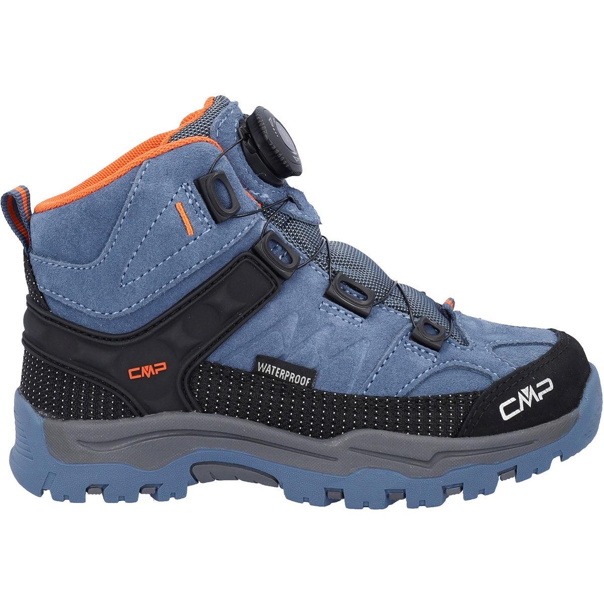 CMP Kinder Kiruna Mid Fitgo WP Schuhe (Größe 28, blau)
