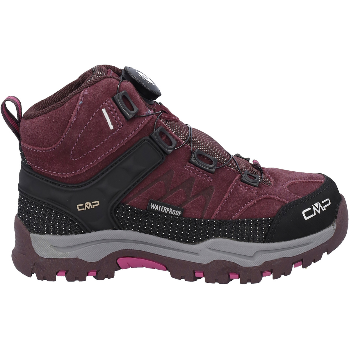 CMP Kinder Kiruna Mid Fitgo WP Schuhe (Größe 40, lila)
