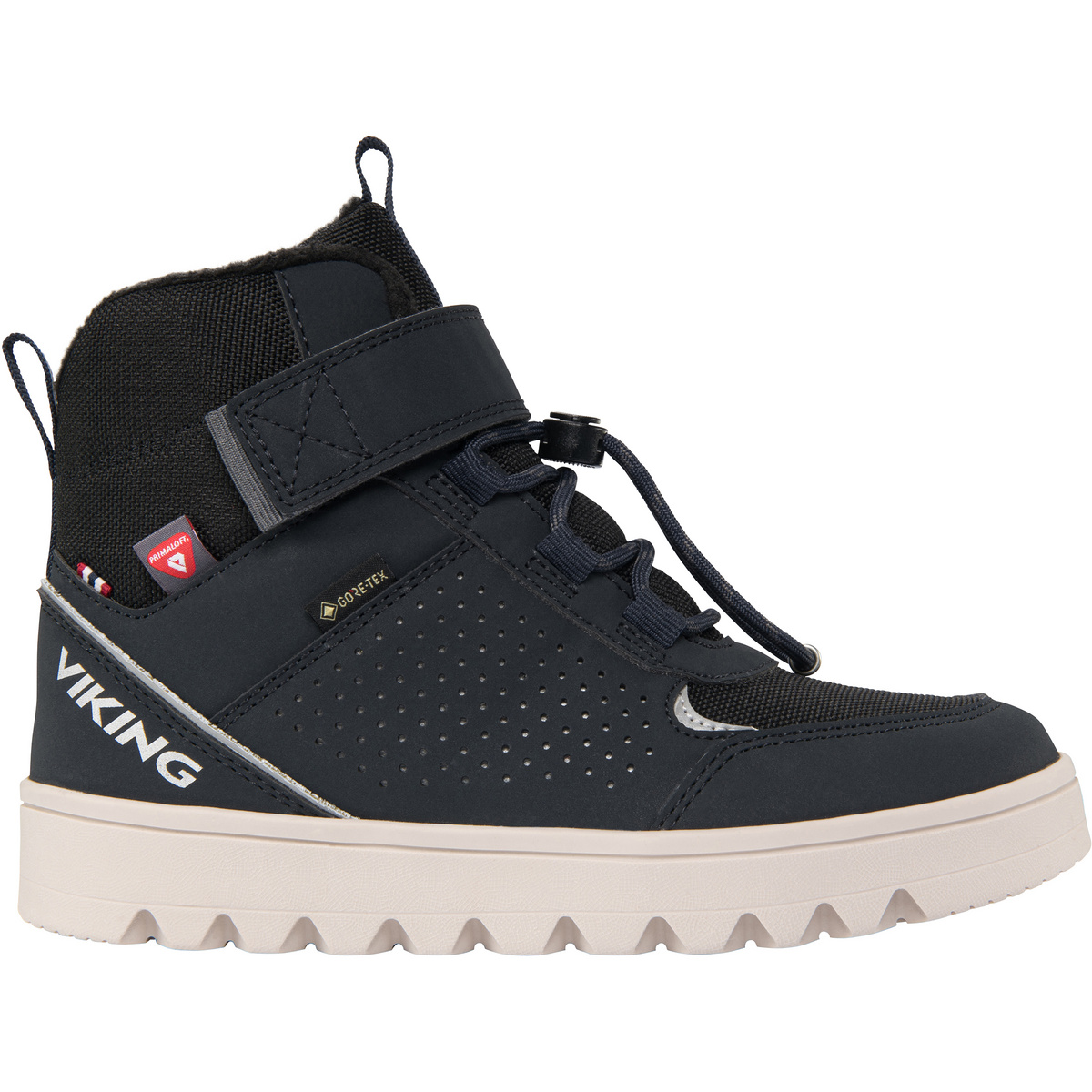 Viking Bambino Scarpe Fleek Warm GTX 1V Sl (Taglia 38, Nero)