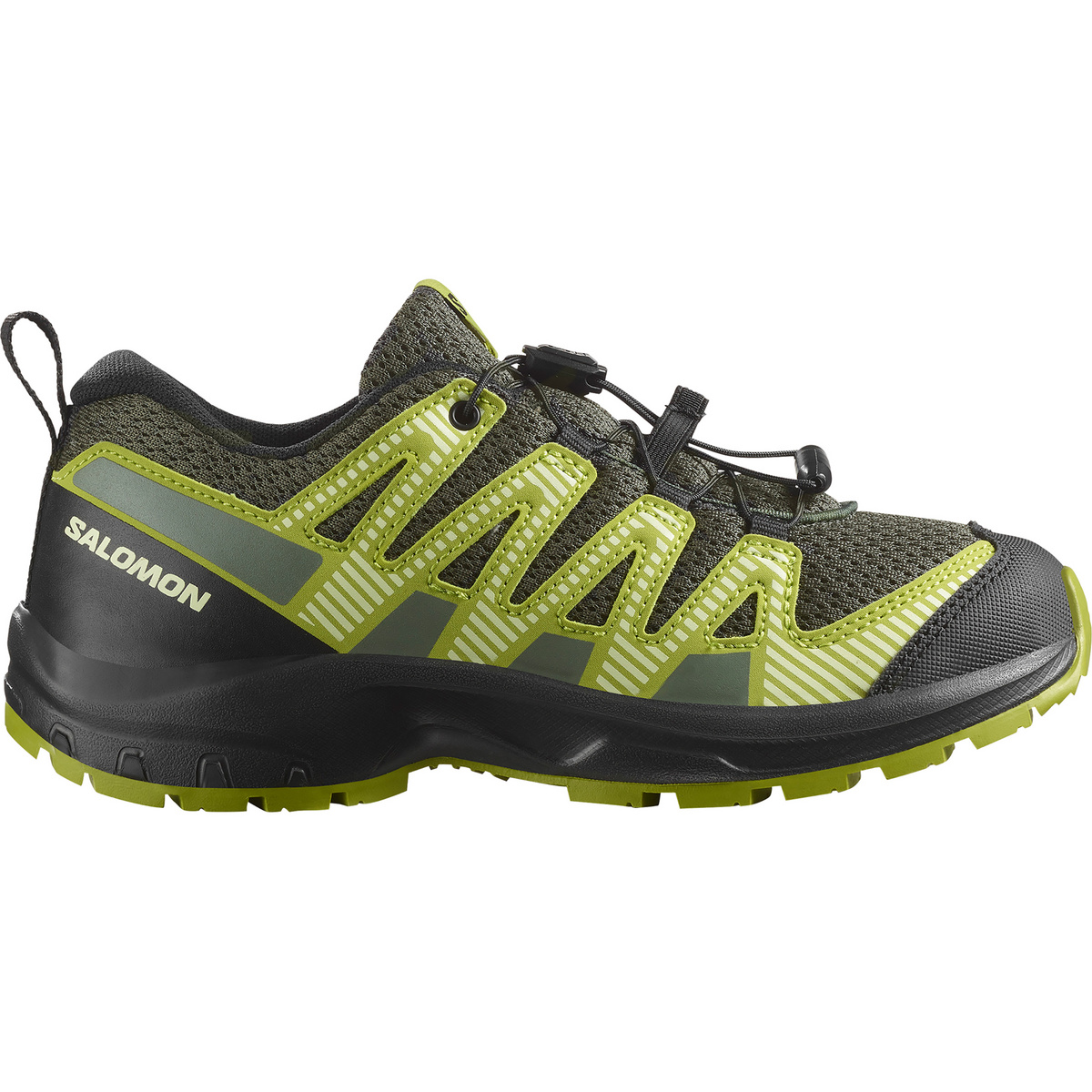 Salomon Kinder XA Pro V8 Schuhe (Größe 35, oliv)