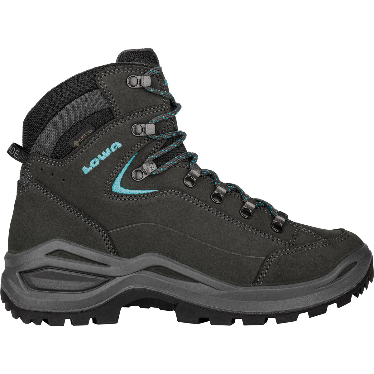 Lowa Damen Renegade Evo GTX Mid Wide Schuhe (Größe 39, grau)