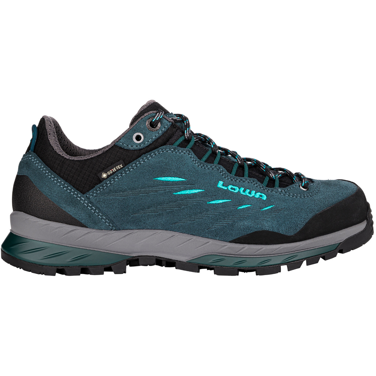 Lowa Femme Chaussures Delago GTX Lo (taille 38, Bleu)