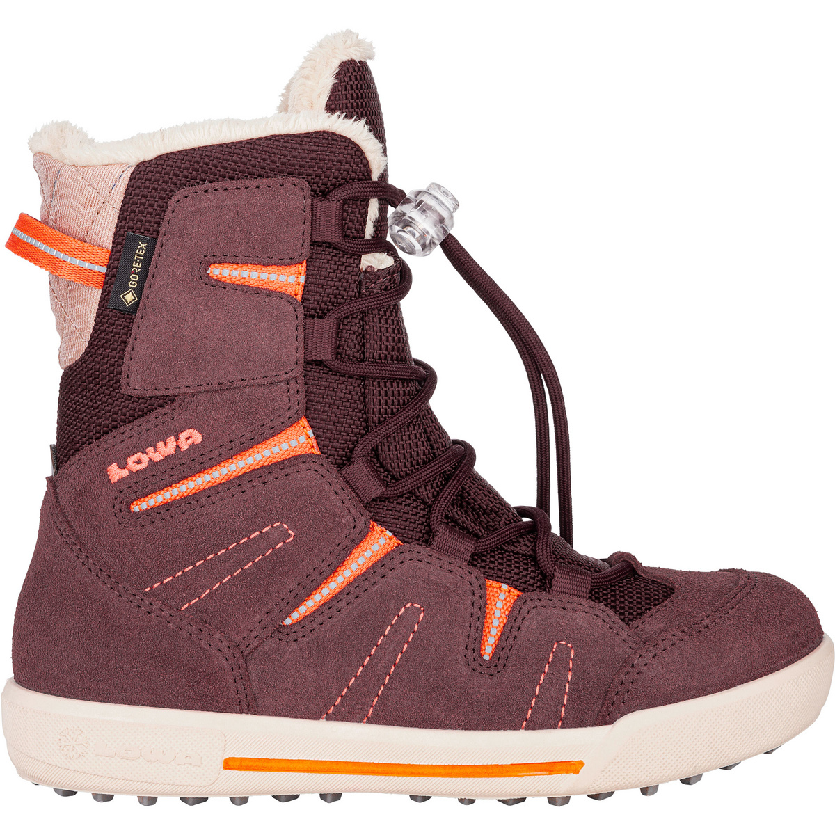 Lowa Bambino Scarpe Lucy GTX Hi (Taglia 31, Rosso)
