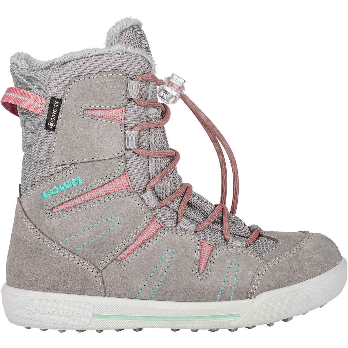Lowa Kinder Lucy GTX Hi Schuhe (Größe 37, grau)