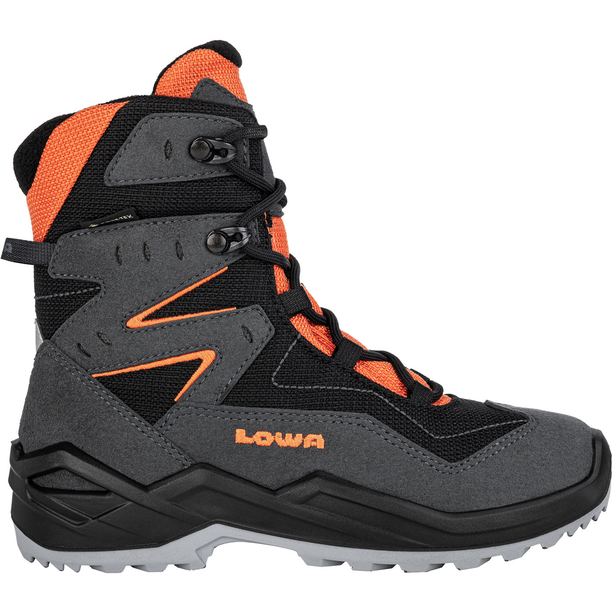 Lowa Bambino Scarpe Lino GTX Hi (Taglia 33, Grigio)