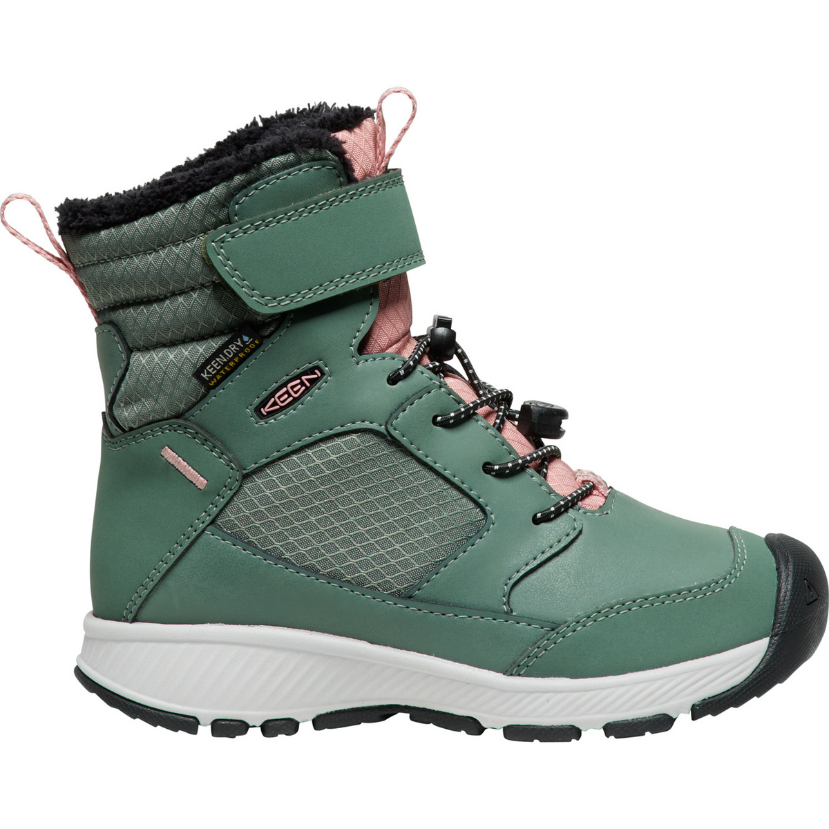 Keen Bambino Scarpe Skua Winter WP (Taglia 31, Verde)