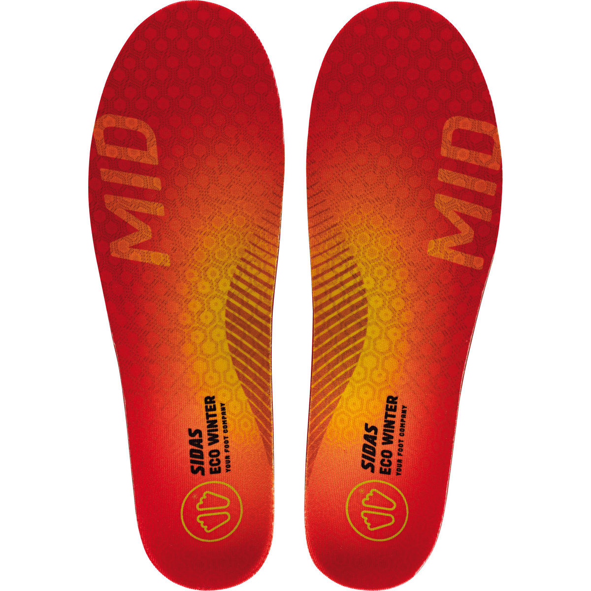 Sidas Semelle intérieure 3Feet Eco Winter Mid (taille 44 , Orange)