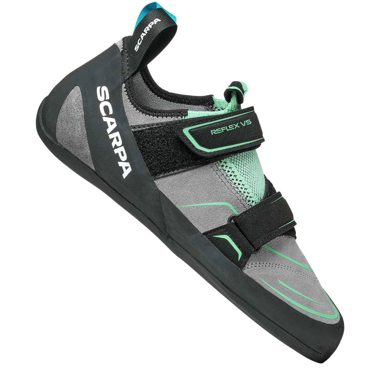 Scarpa Damen Reflex VS Kletterschuhe (Größe 38.5, grau)